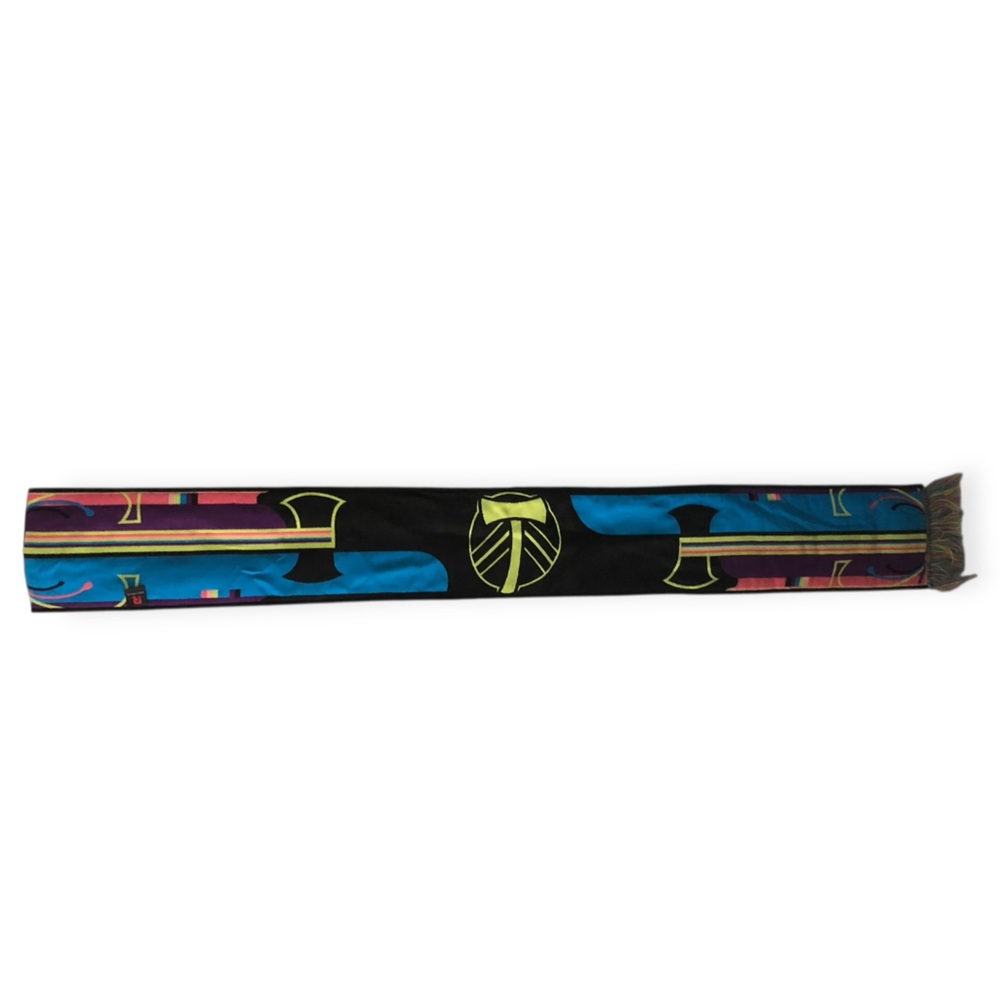 Portland Timbers Pride Month Scarf Rainbow EUC - Picture 2 of 2
